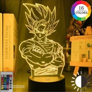 Anime Dragon Ball Night Light Goku 3D